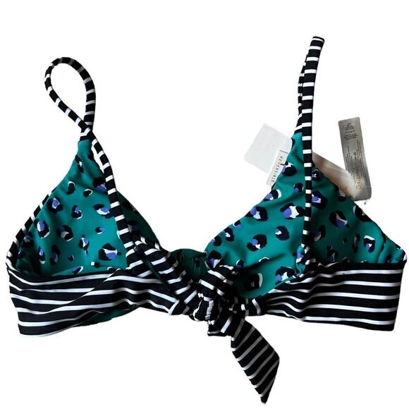 Raisins Caliente Love reversible leopard print bikini top - Picture 7 of 8